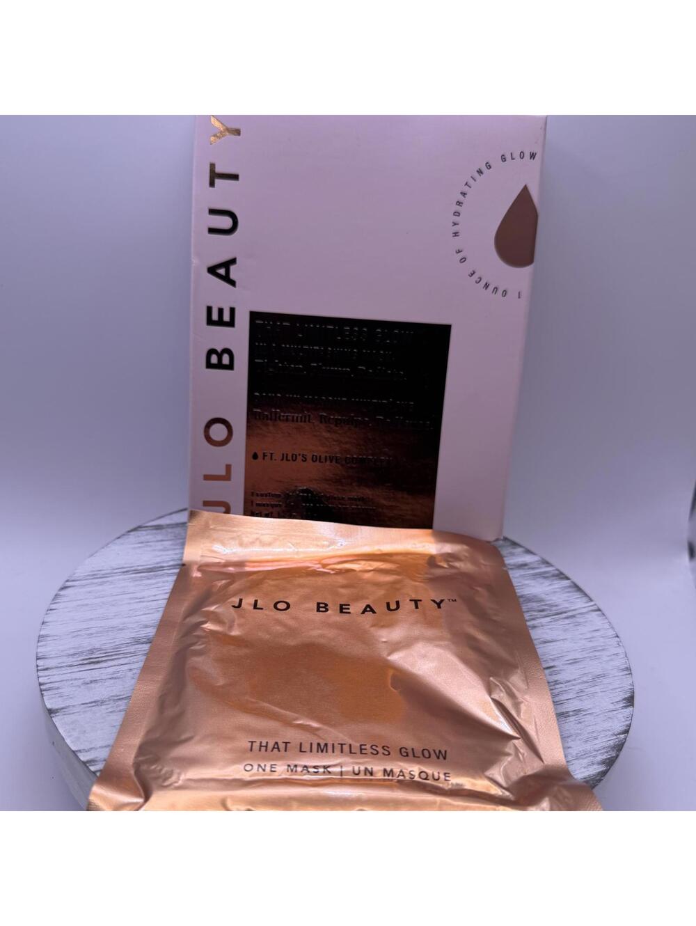 J Lo Beauty That Limitless Glow Single Sheet Mask 1.02oz/35ml Brand New in Box